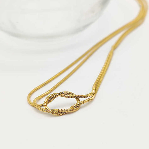 Yewelorat Gold Minimalist Necklace
